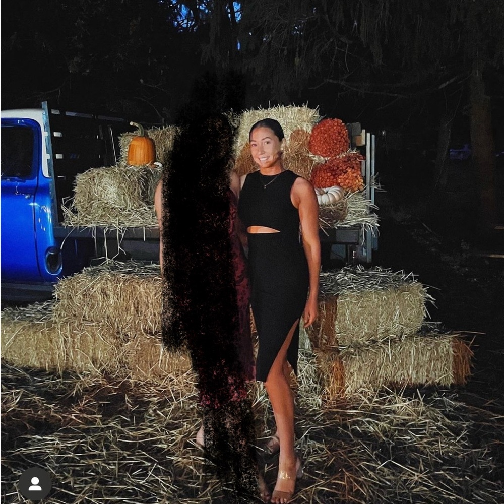 Black Cut-Out Dress